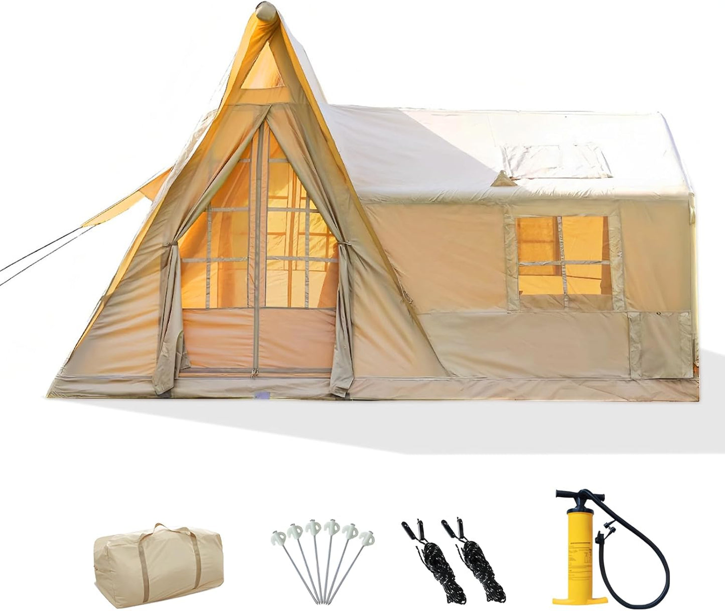 2- 6Persons-12 m² Inflatable Tent - Villa