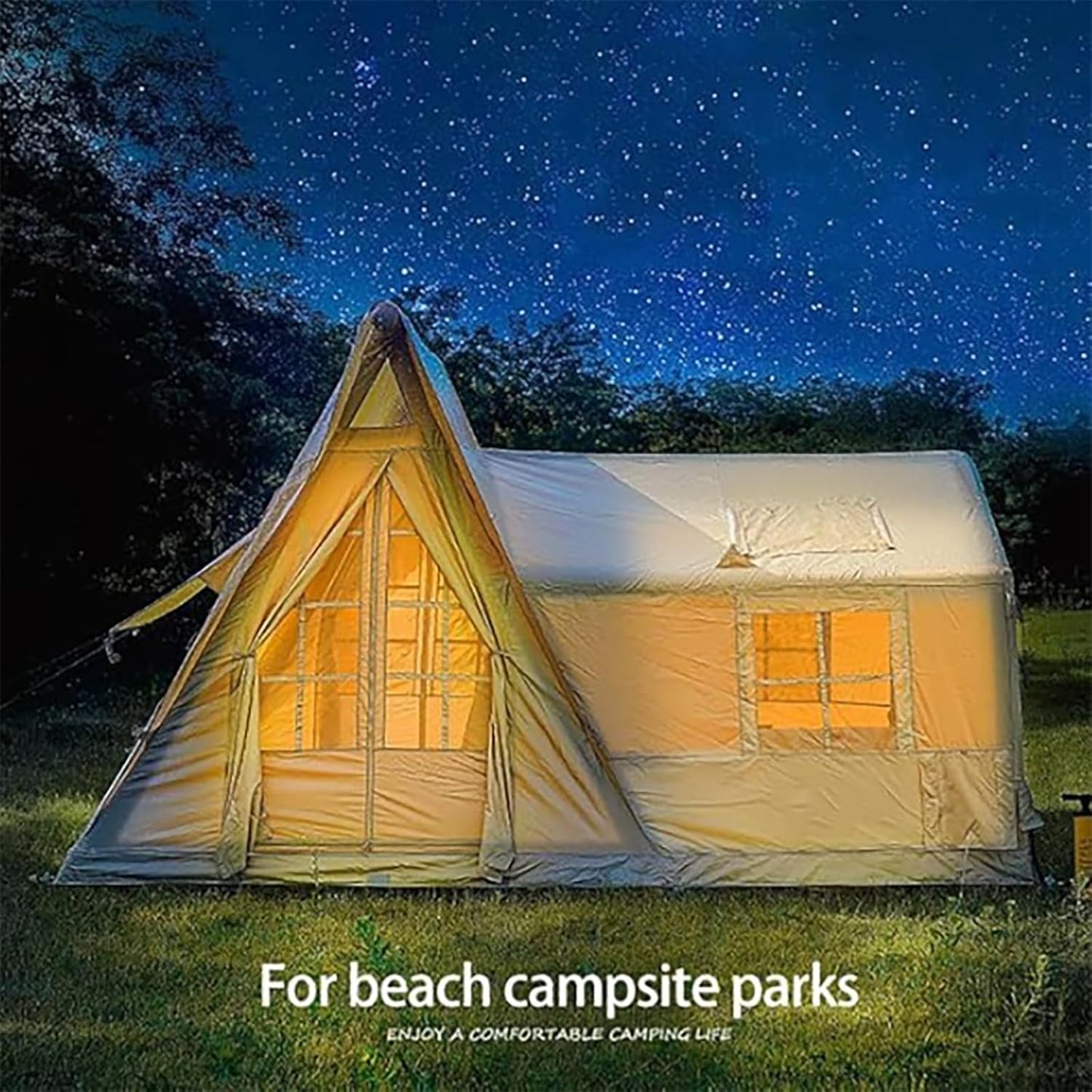 2- 6Persons-12 m² Inflatable Tent - Villa