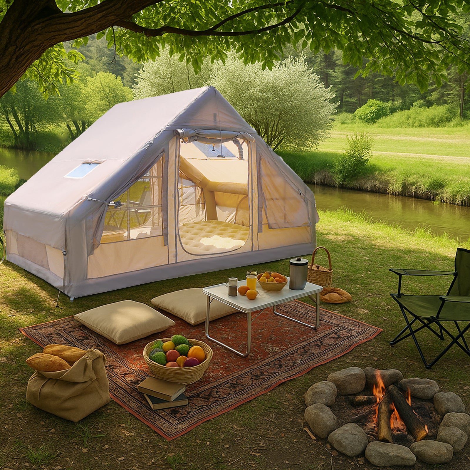 Inflatable Tent, 67.8 sq ft.