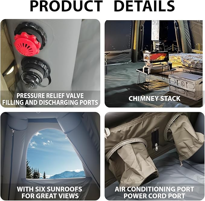 141.6sqft Inflatable dome Tent