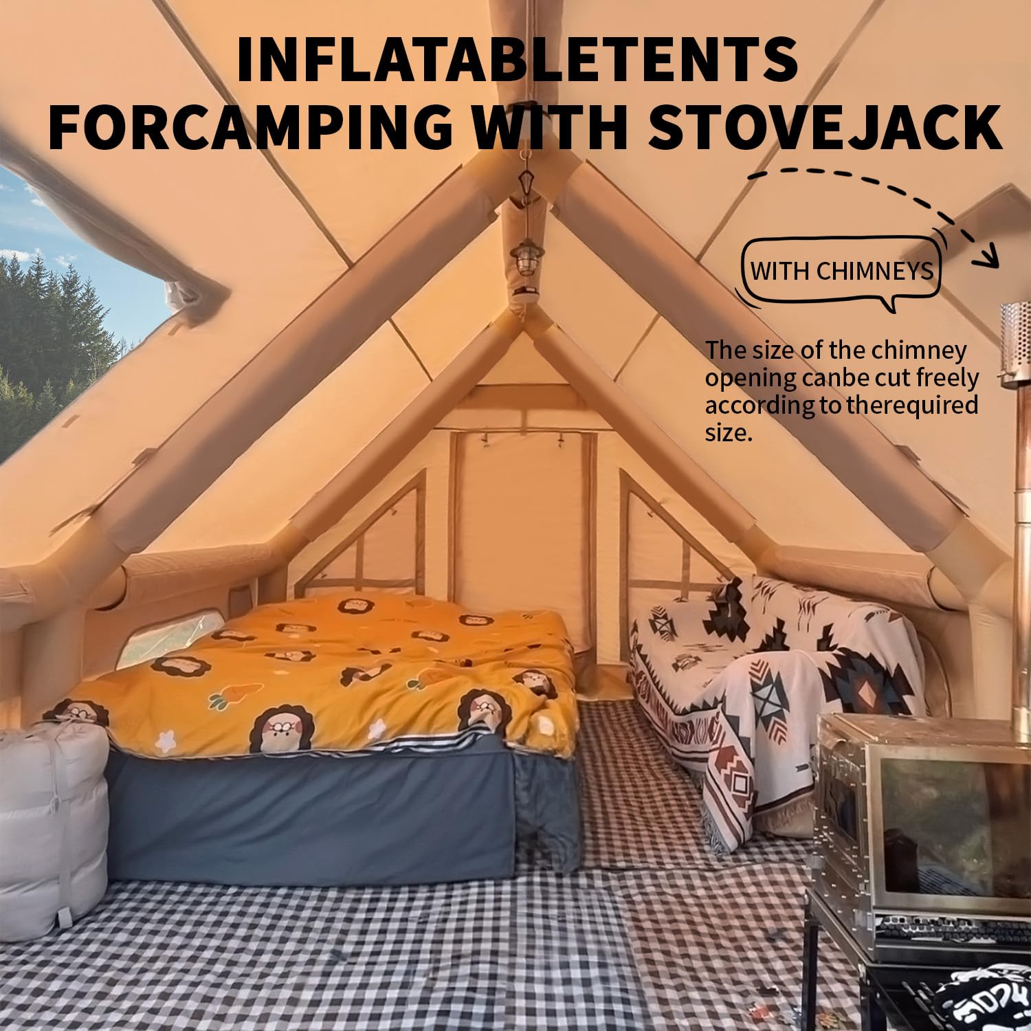 IftInflatable Tent, 129 sq ft.