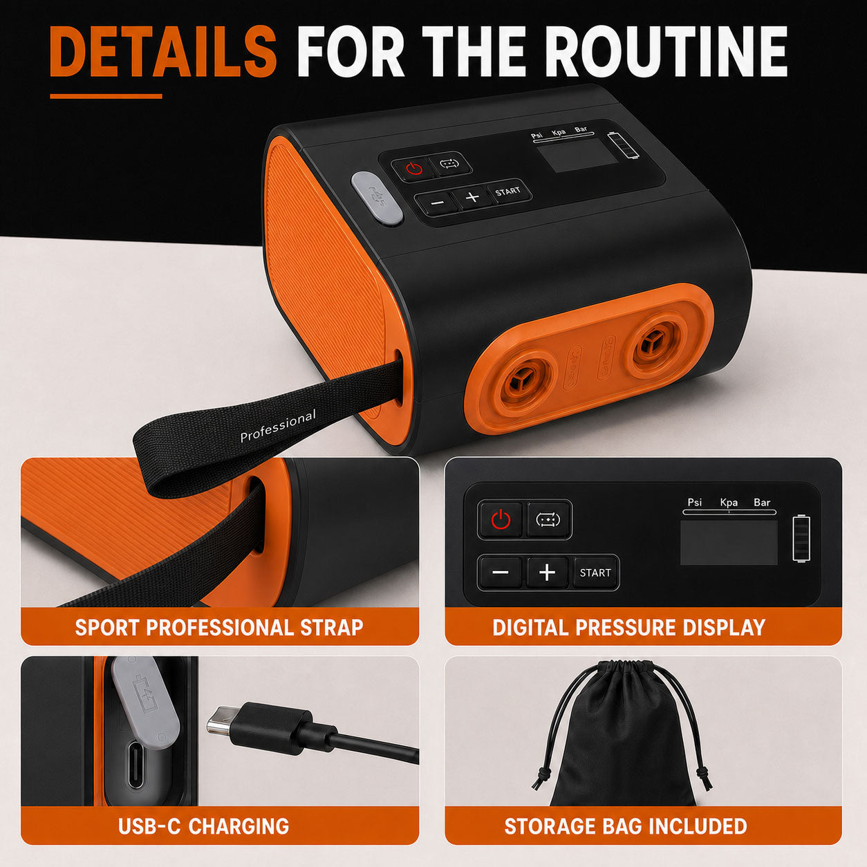 SENLEETO air pump for inflatable tents, SUP boards, rafts, air mattresses, pool floats and exercise balls