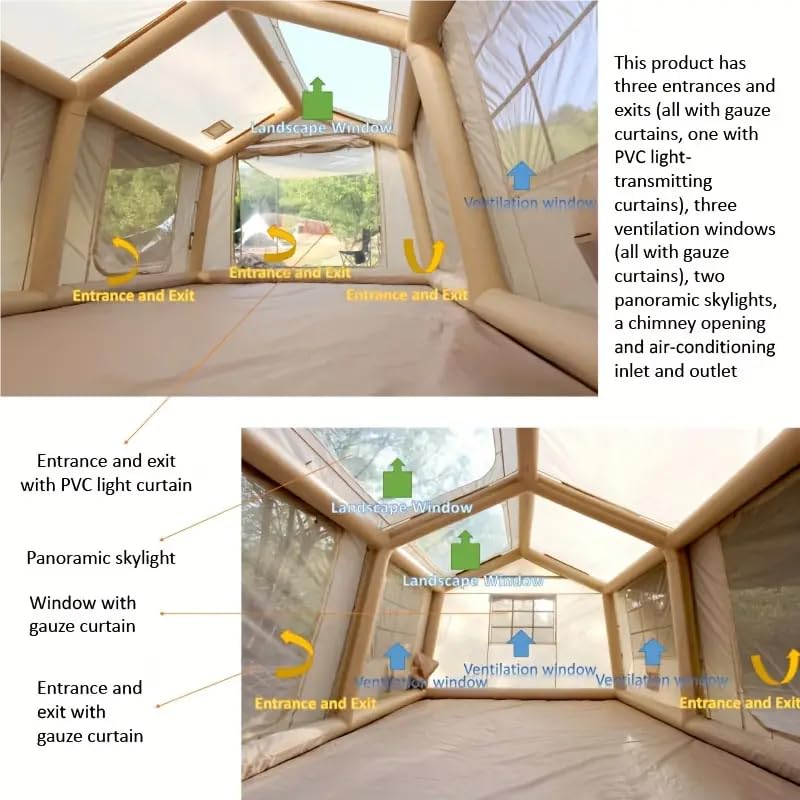 Inflatable Canopy Tent - 129 sq. ft