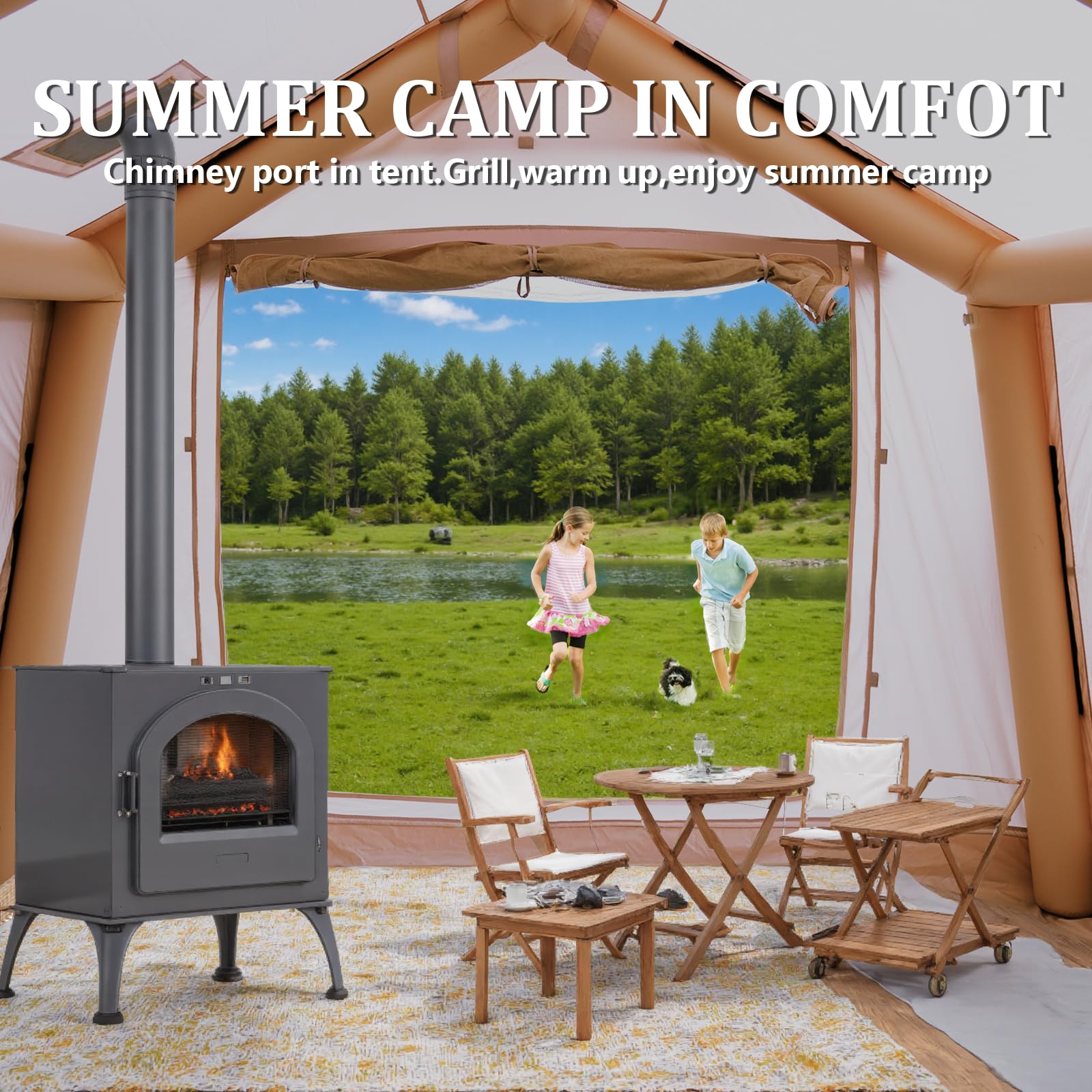 Inflatable Canopy Tent - 129 sq. ft