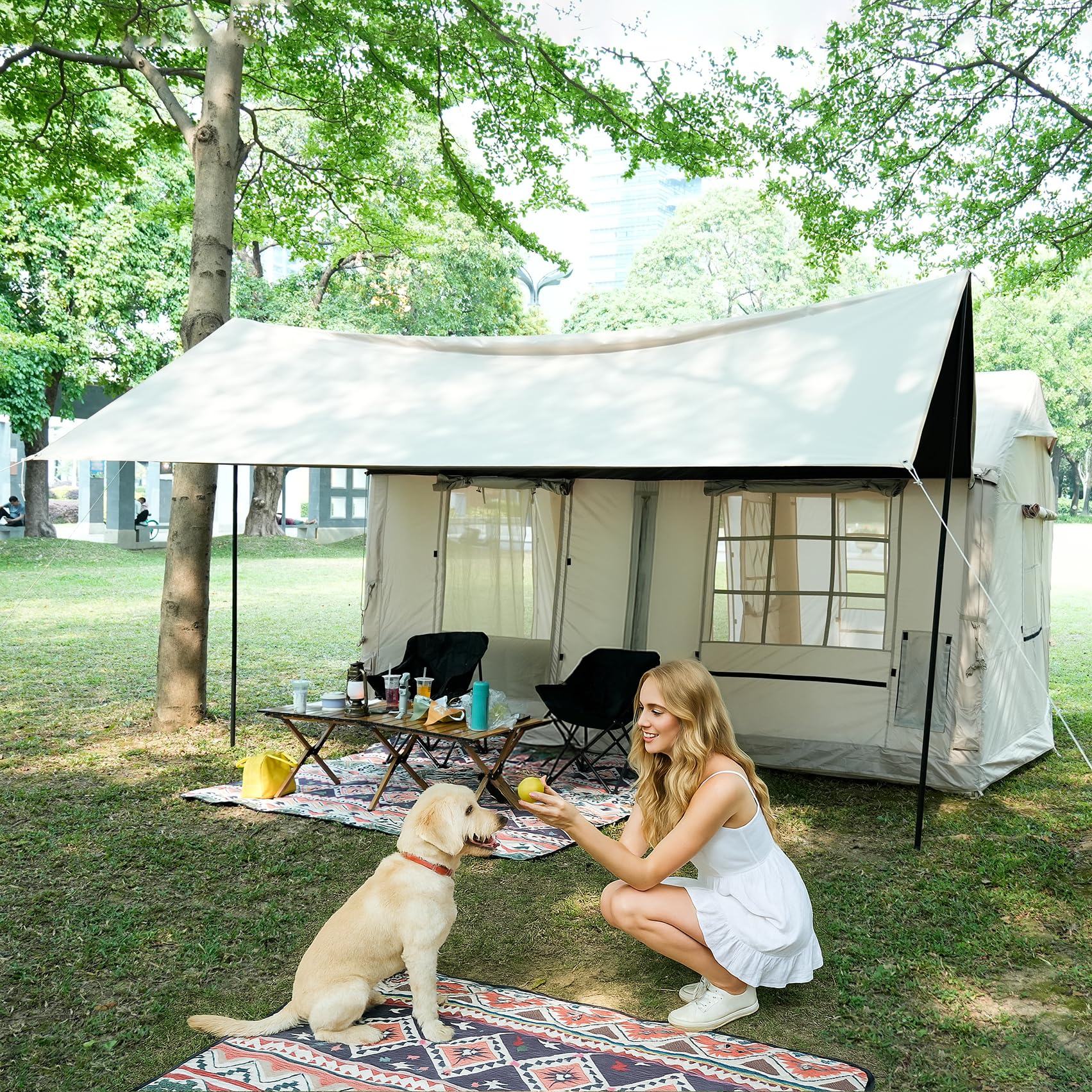 Inflatable Canopy Tent - 129 sq. ft