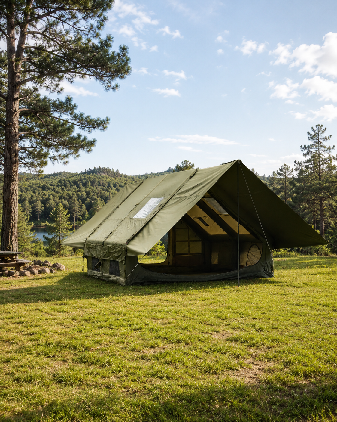 Senleeto Air Cabin inflatable tents for family basecamps