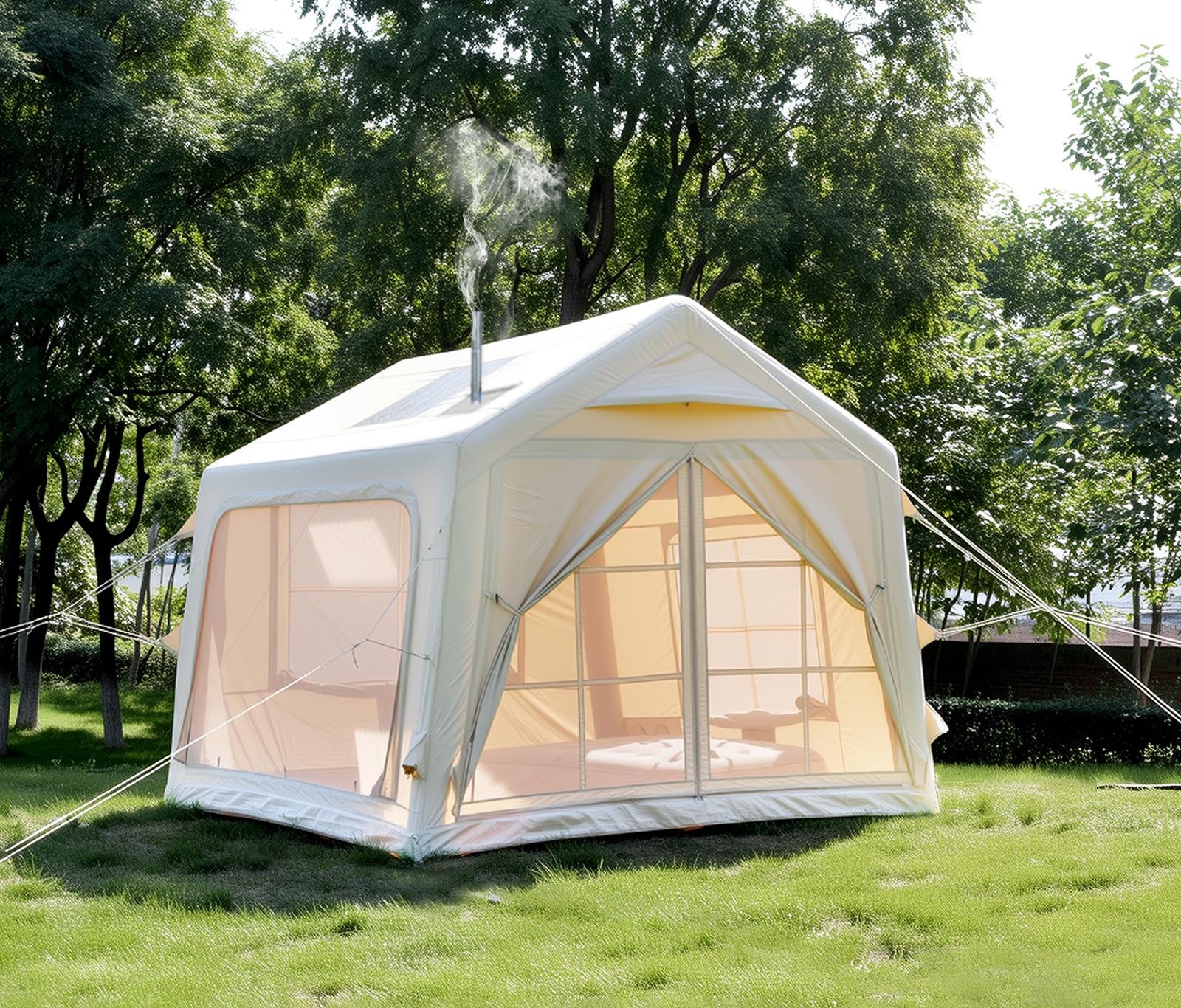 Inflatable Camping Tent-76 Sqft.