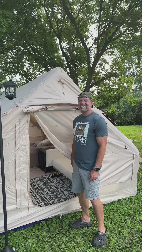 A Luxury Hotel Room... in a Tent?! 😲