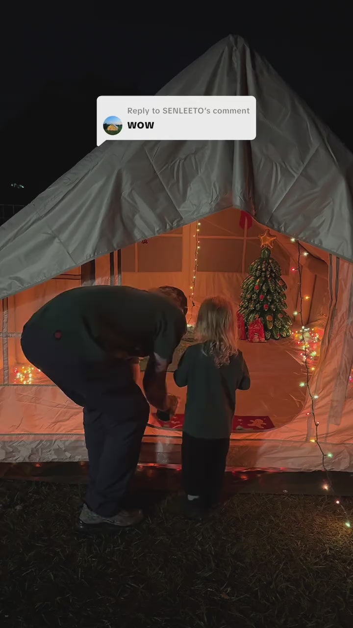 Spacious Enough for the Whole Family (and a Tree!)