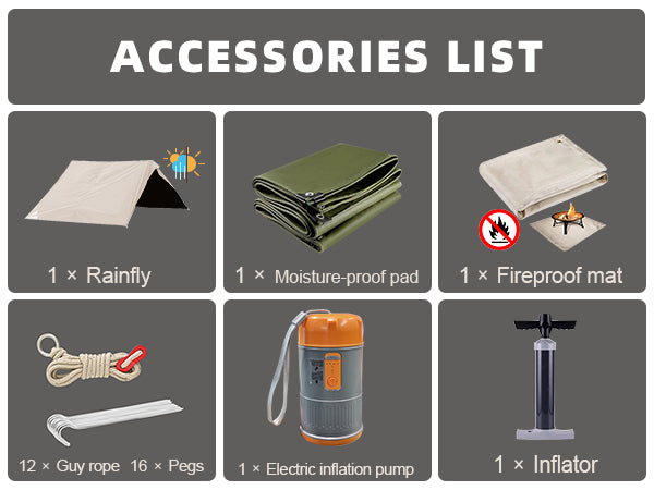 Electric inflation pump Kit